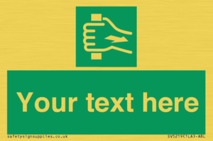 Custom Pull Bar Sign